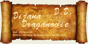 Dijana Draganović vizit kartica